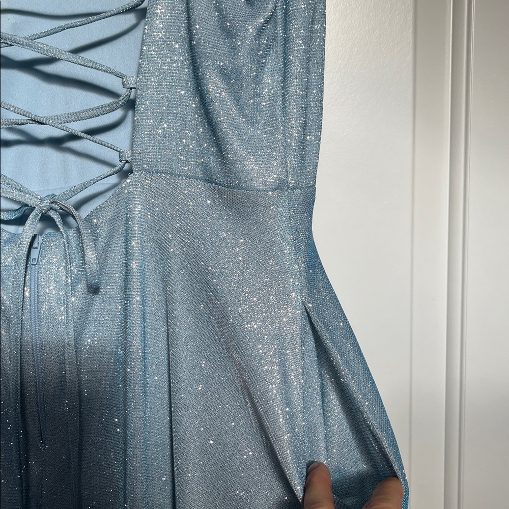 Windsor Formal Cinderella Blue Gown - Picture 7 of 15